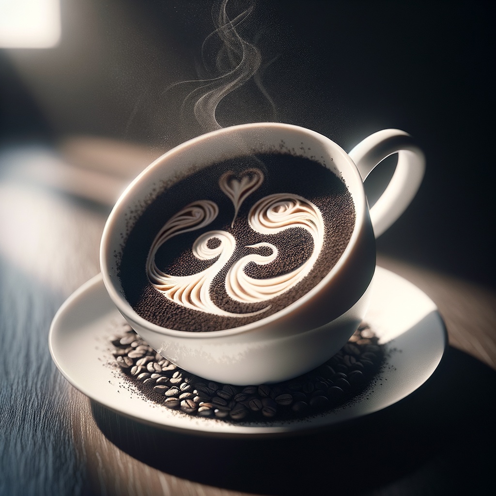 Coffee grounds reading